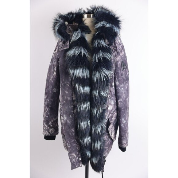 $3,995 Moose Knuckles Fur Timmed Parka Jacket SZ XL